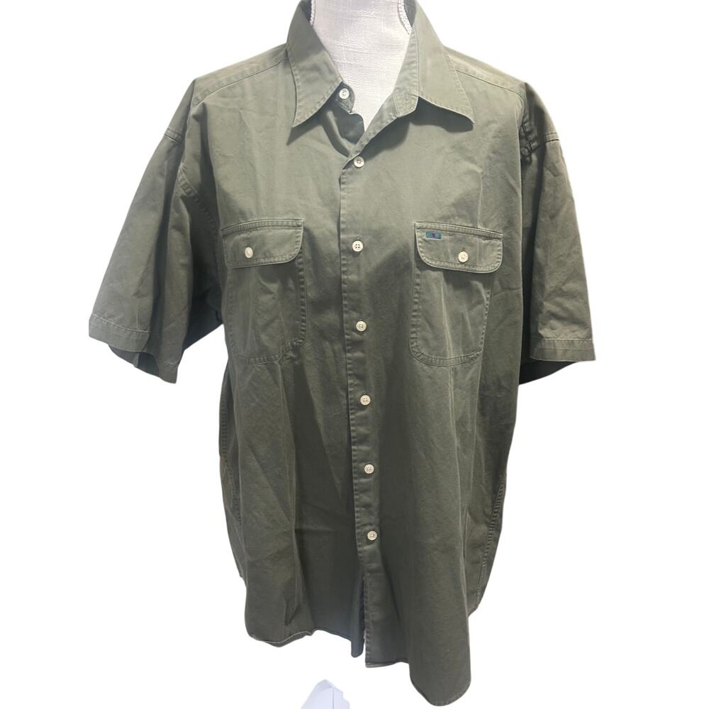 Vintage 1990's Colours By Alexander Julian Green Button Front Shirt Size L